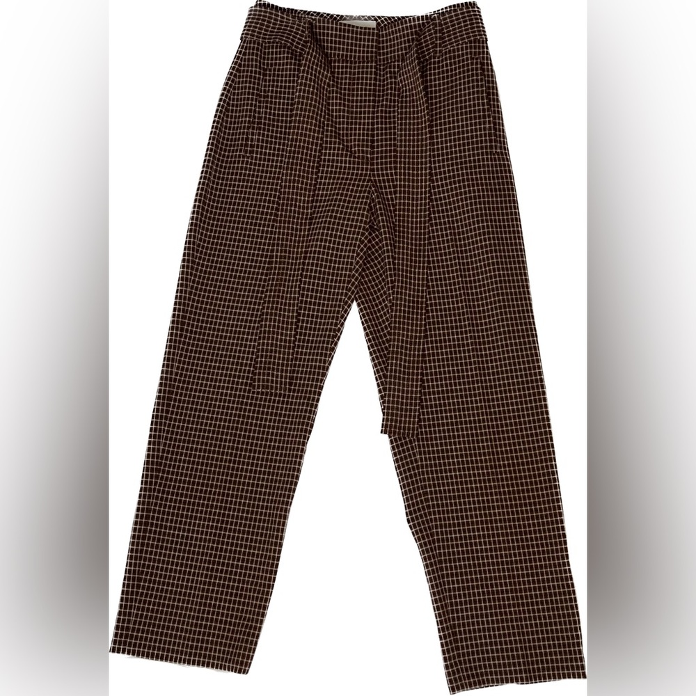 Wilfred/Aritzia Tie-Front Pant in Plaid (Regular Length)